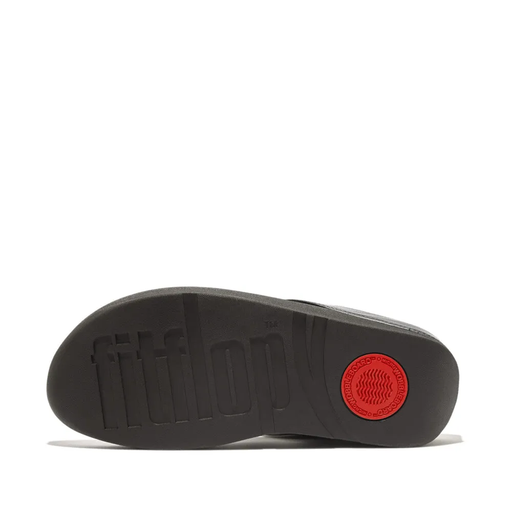 Fitflop Halo Bead Circle Metallic Toe Post Black